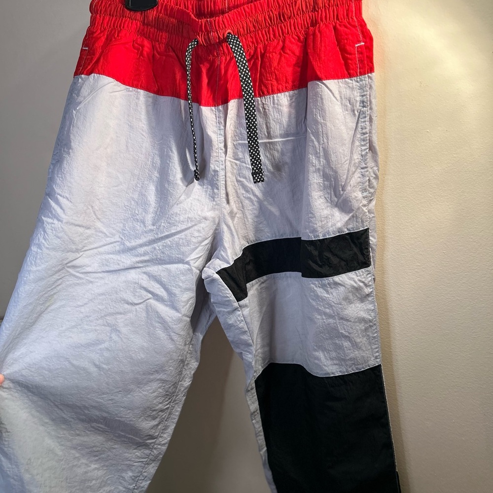 Nike Red and Gray The Flight Series Joggers
